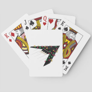 B2 Stealth Spirit Christmas Airplane Jet Digital Playing Cards
