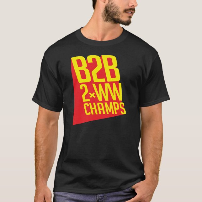 B2B 2xWW Champs T-Shirt (Front)