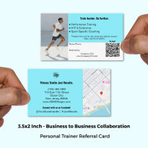 B2B Services QR Code Electric Blue Black