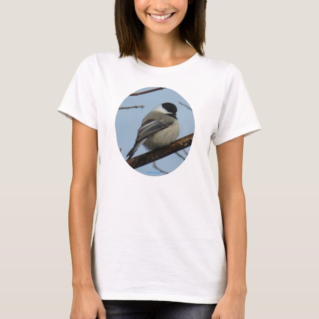 B43 Black Capped Chickadee T-Shirt (Front)