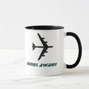 B52 Stratofortress Bomber Airforce Silhouette Mug