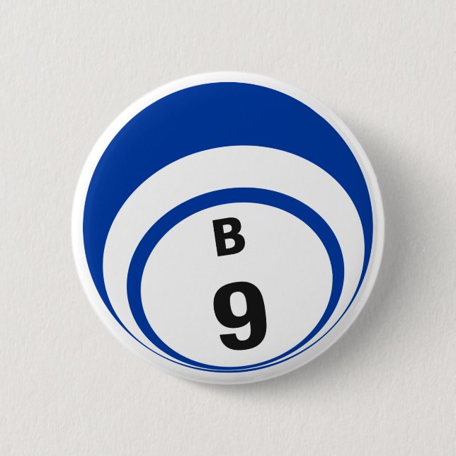 B9 Bingo Ball button (Front)