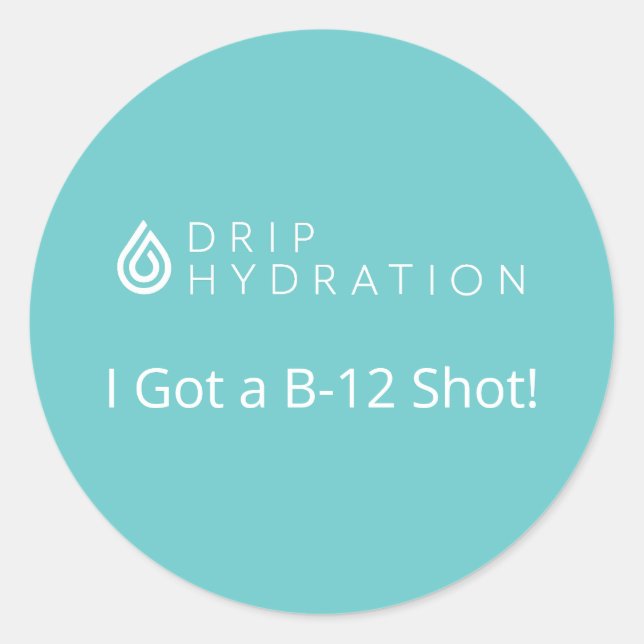 B-12 shot Sticker (Front)