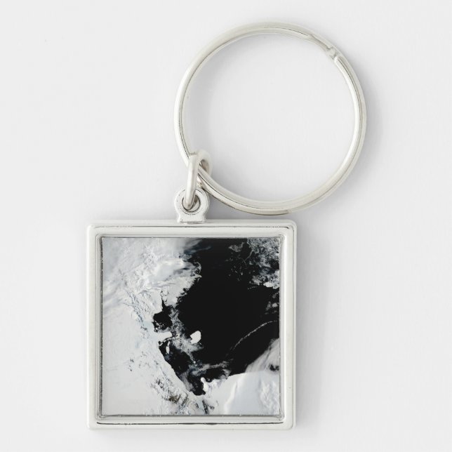 B-15J iceberg in the Ross Sea, Antarctica Keychain (Front)