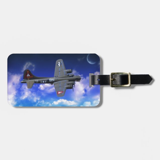 B-17 Flying Fortress Luggage Tag (Front Horizontal)