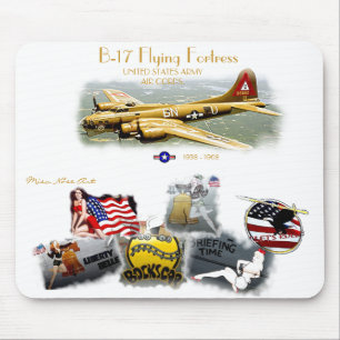 B-17 FLYING FORTRESS, Misc. Nose Art Mouse Pad