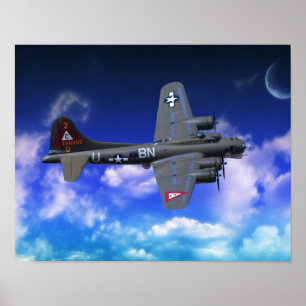 B-17 Flying Fortress Poster