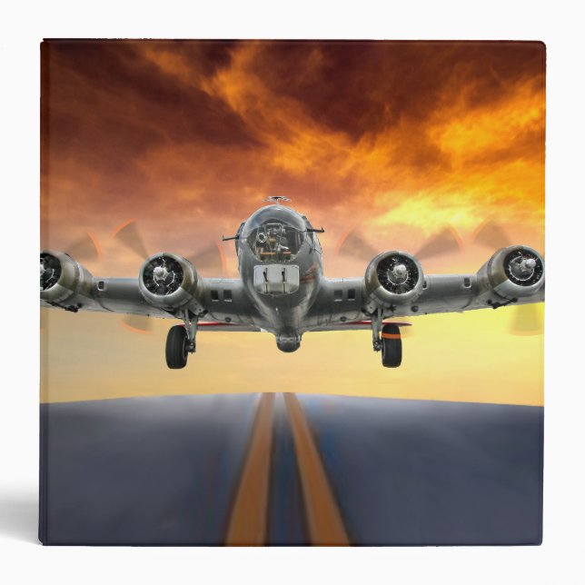 B-17 FLYING FORTRESS TAKEOFF BINDER (Front)