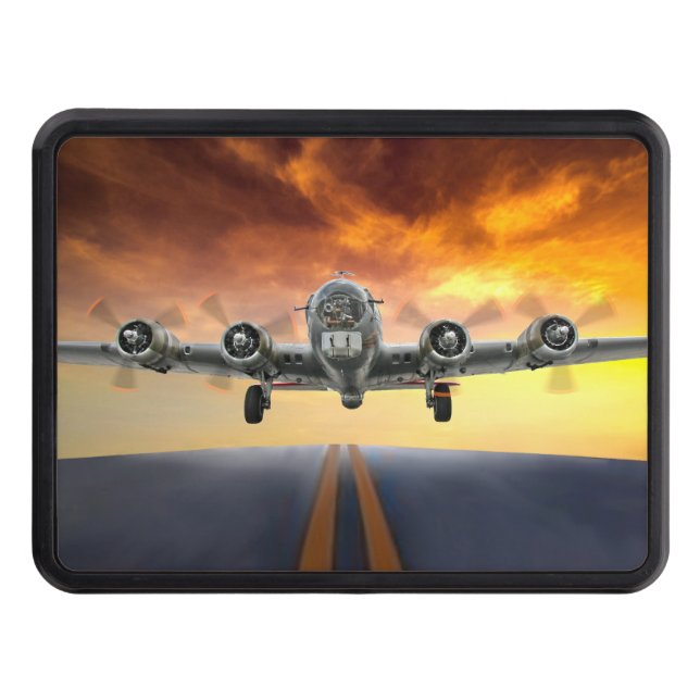 B-17 FLYING FORTRESS TAKEOFF TRAILER HITCH COVER (Front)