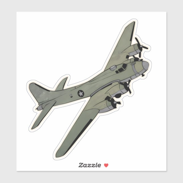 B-17, Flying Fortress, WW2 Bomber (Sheet)