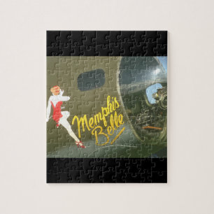 B-17 "Memphis Belle_Military Aircraft Jigsaw Puzzle