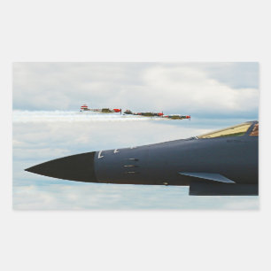B-1 Bomber and WWII Fighters Sticker