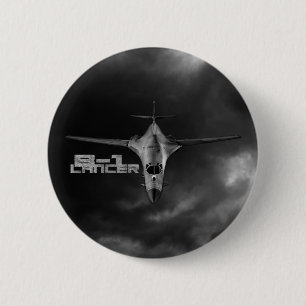 B-1 Lancer 2 Inch Round Button