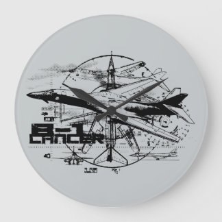 B-1 Lancer Round (Large) Wall Clock
