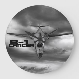 B-1 Lancer Round (Large) Wall Clock