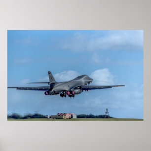 B-1B Lancer Aircraft Poster