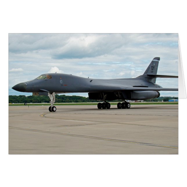 B-1B Lancer Bomber on Ground (Front Horizontal)