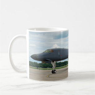 B-1B Lancer Bomber on Ground Coffee Mug