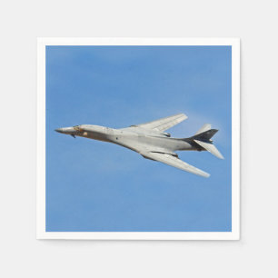 B-1B Lancer Bomber Wings Swept Napkin
