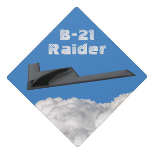 B-21 Raider Stealth Bomber Graduation Cap Topper