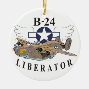 B-24 Liberator Ceramic Ornament