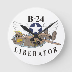 B-24 Liberator Round Clock