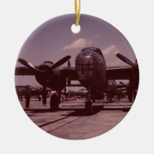 B-25 Bomber Ceramic Ornament