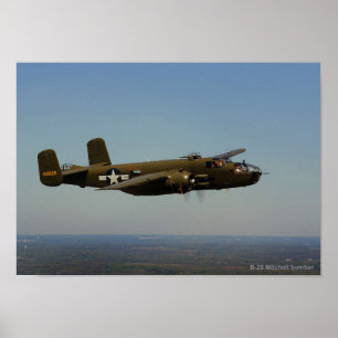 B-25 Mitchell bombardier 2 affiche
