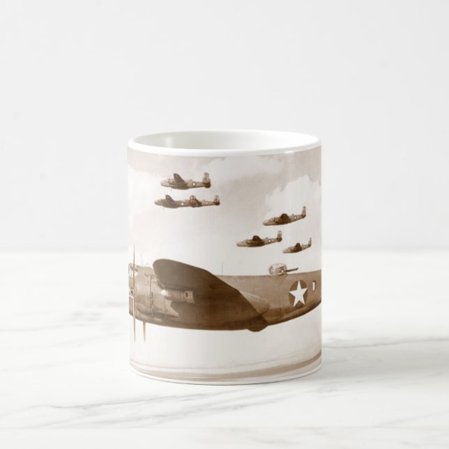 B-25 Mitchell Bomber flight mug (Center)
