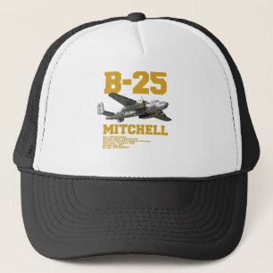 B-25 Mitchell WW2 Plane Trucker Hat