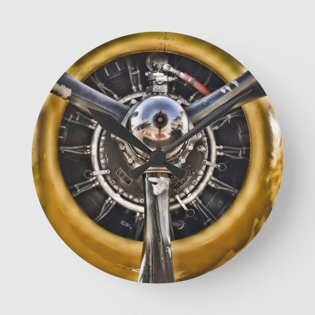 B-25 Prop Clock (Front)