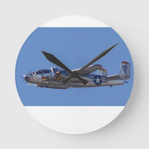 B-25 ROUND CLOCK