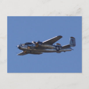 B-25 Super Rabbit Postcard