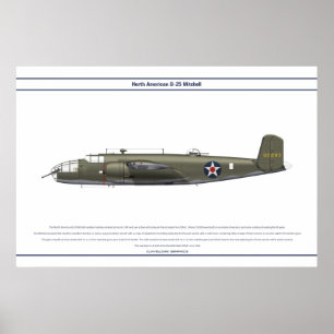 B-25 USA Doolittle Poster
