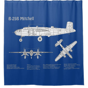B-25B Mitchell Doolittle - Airplane Blueprint ABD
