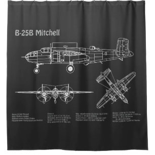 B-25B Mitchell Doolittle - Airplane Blueprint PD