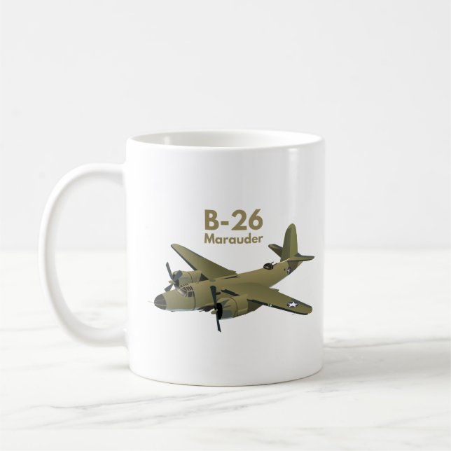 B-26 Marauder WW2 Medium Bomber Coffee Mug (Left)