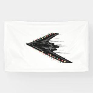 B-2 B2 Spirit Stealth Bomber Jet Plane 4th of July Banner
