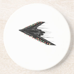 B-2 B2 Spirit Stealth Bomber Jet Plane 4th of July Coaster