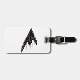 B-2 B2 Spirit Stealth Bomber Jet Plane 4th of July Luggage Tag