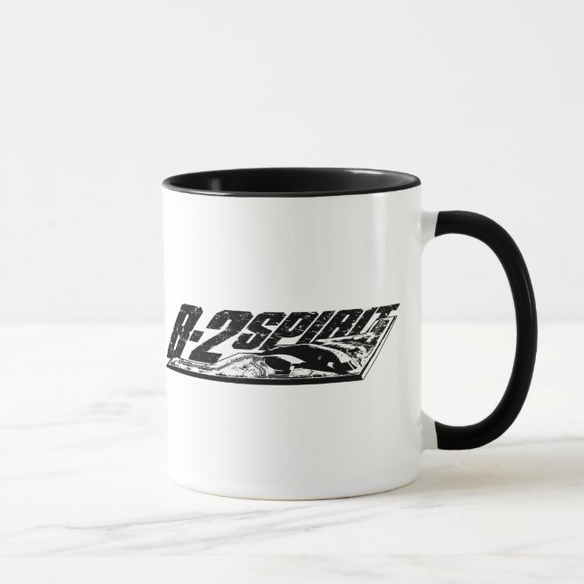 B-2 Spirit 11 oz Ringer Mug (Right)
