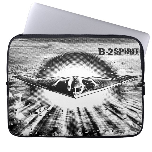 B-2 Spirit Computer Sleeve Electronics Bag (Front)