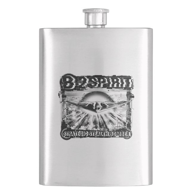 B-2 Spirit Flask Classic Flask (Front)