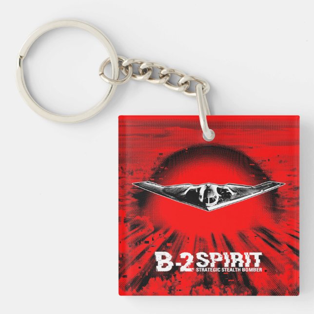B-2 Spirit Keychain Acrylic Keychain (Front)