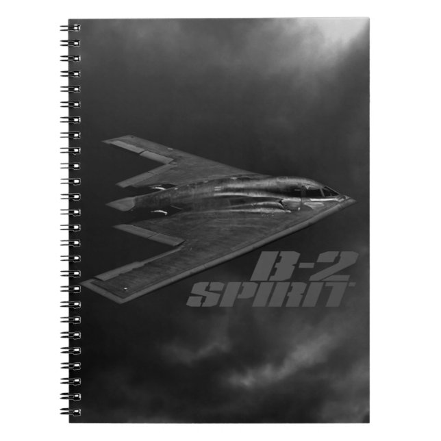 B-2 Spirit Photo Notebook (80 Pages B&W) (Front)