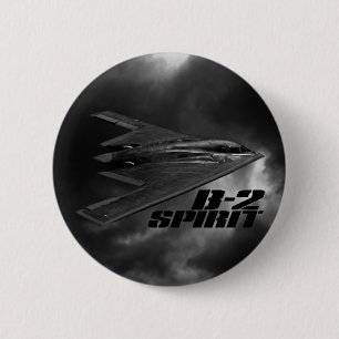 B-2 Spirit Round Button
