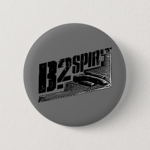B-2 Spirit Round Button
