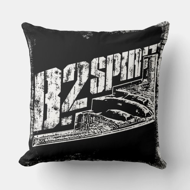 B-2 Spirit Throw Pillow (Front)