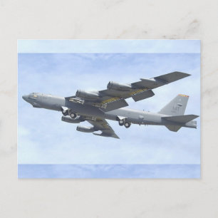 B-52 BOMBER POSTCARD