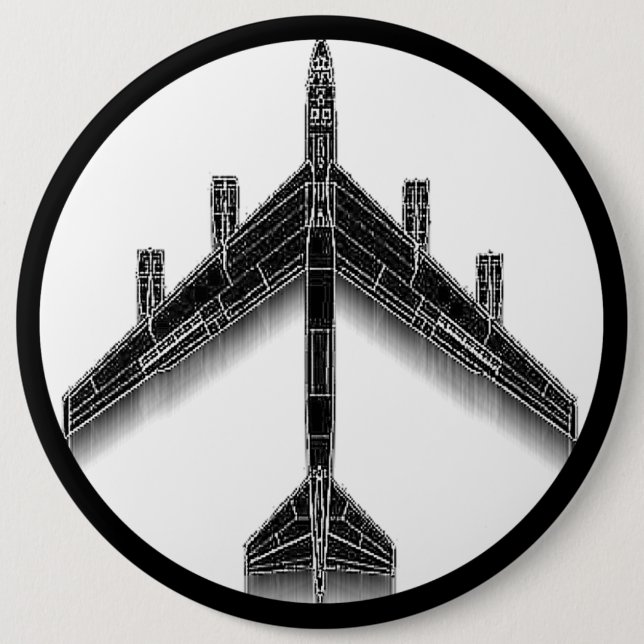 B-52 Peace Button (Front)